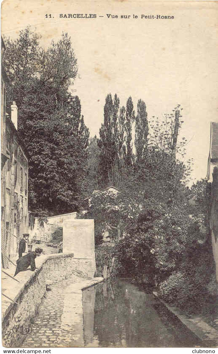 CPA - SARCELLES - VUE SUR LE PETIT-ROSNE (RARE CLICHE) - Sarcelles