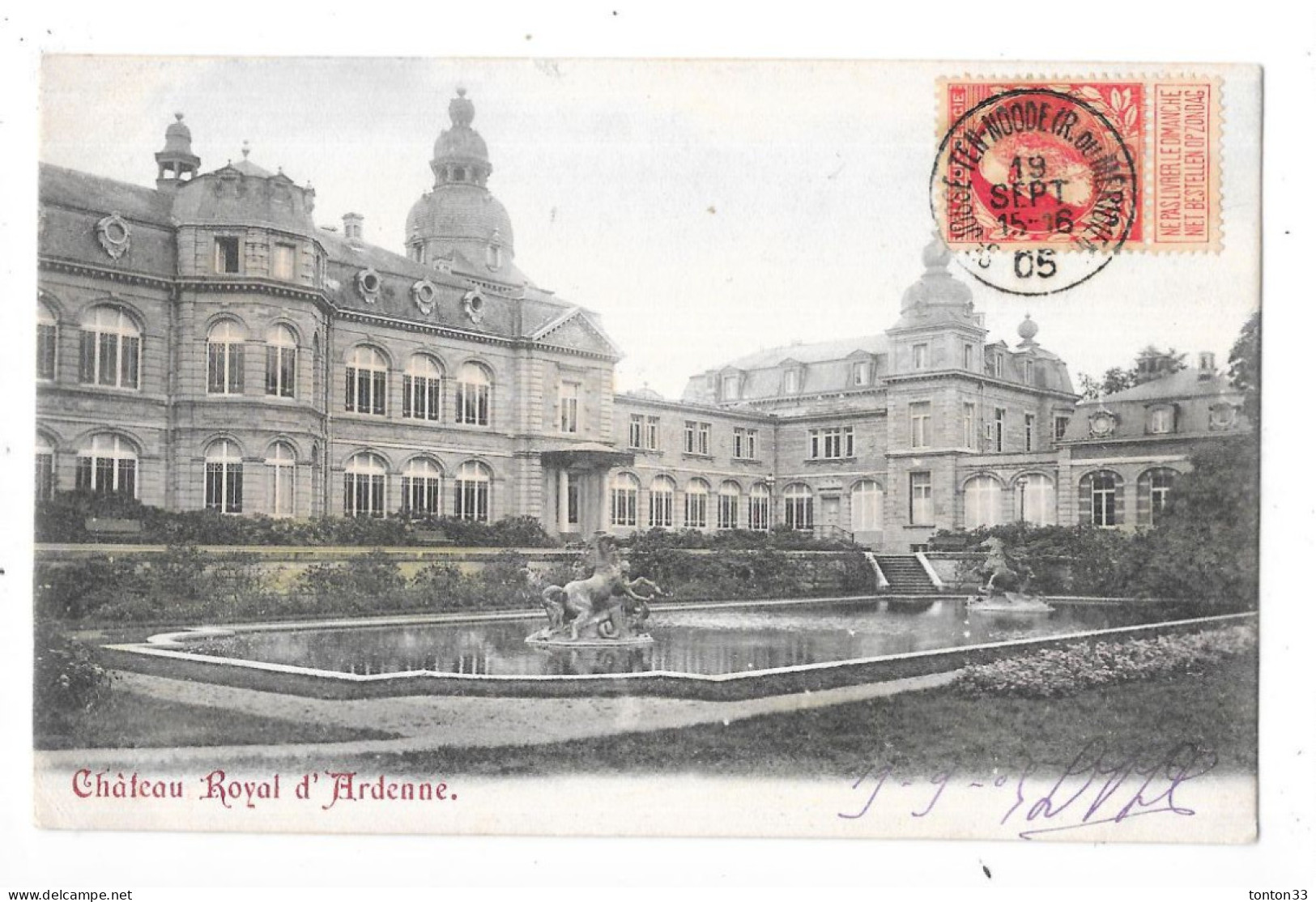 BELGIQUE - CPA DOS SIMPLE De 1905 - Chateau Royal D'ARDENNE - TOUL 7 - - Other & Unclassified