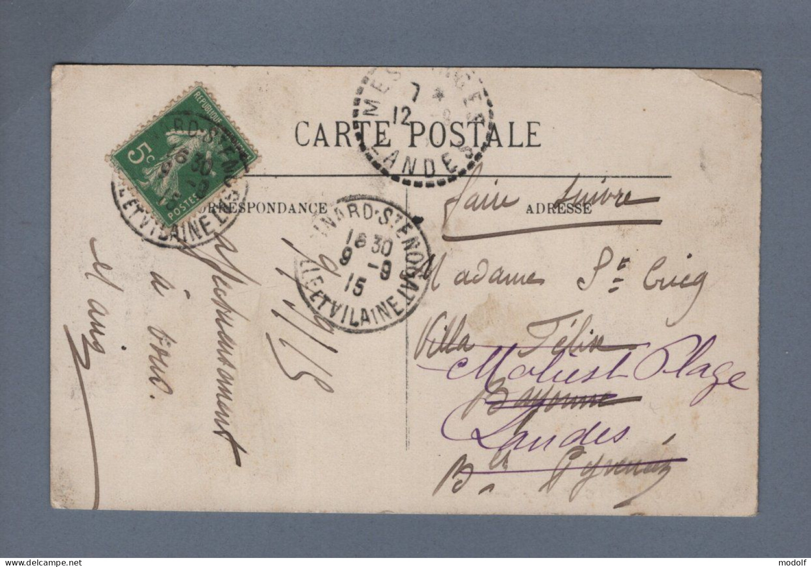 CPA - 35 - Saint-Enogat - La Pointe - Circulée En 1915 - Dinard