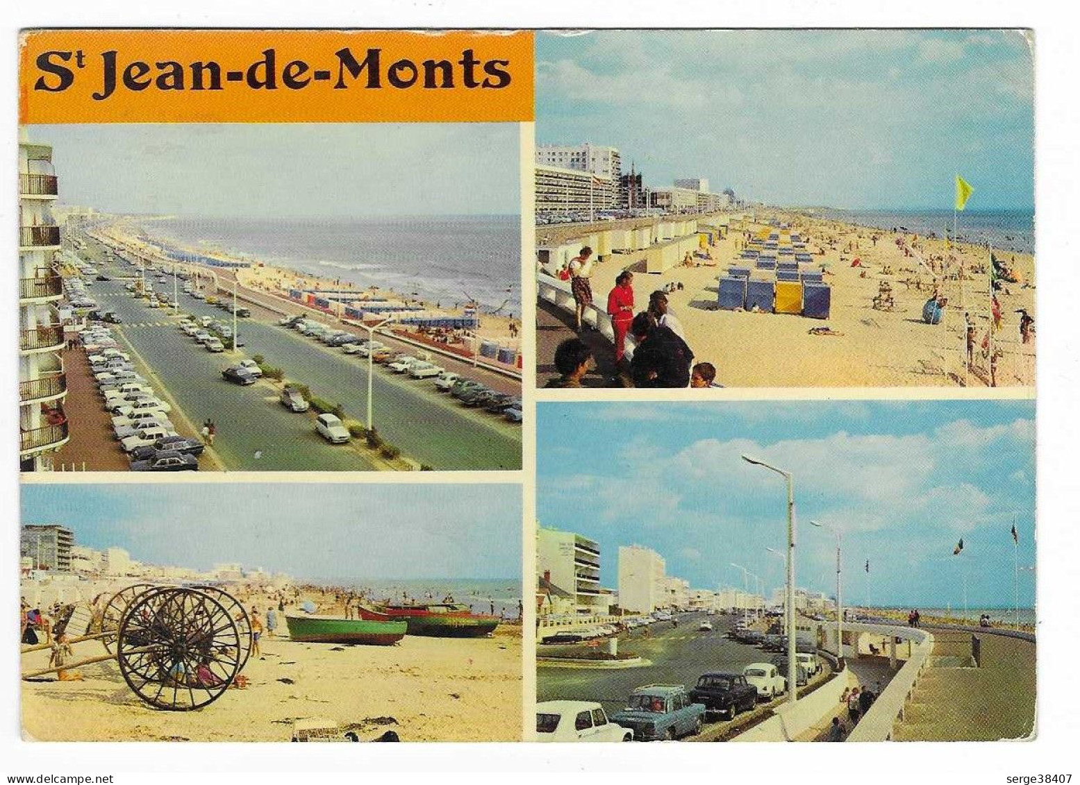 St Jean De Monts - 1974 - Les Plages Et Le Boulevard - N°102 # 11-23/2 - Saint Jean De Monts