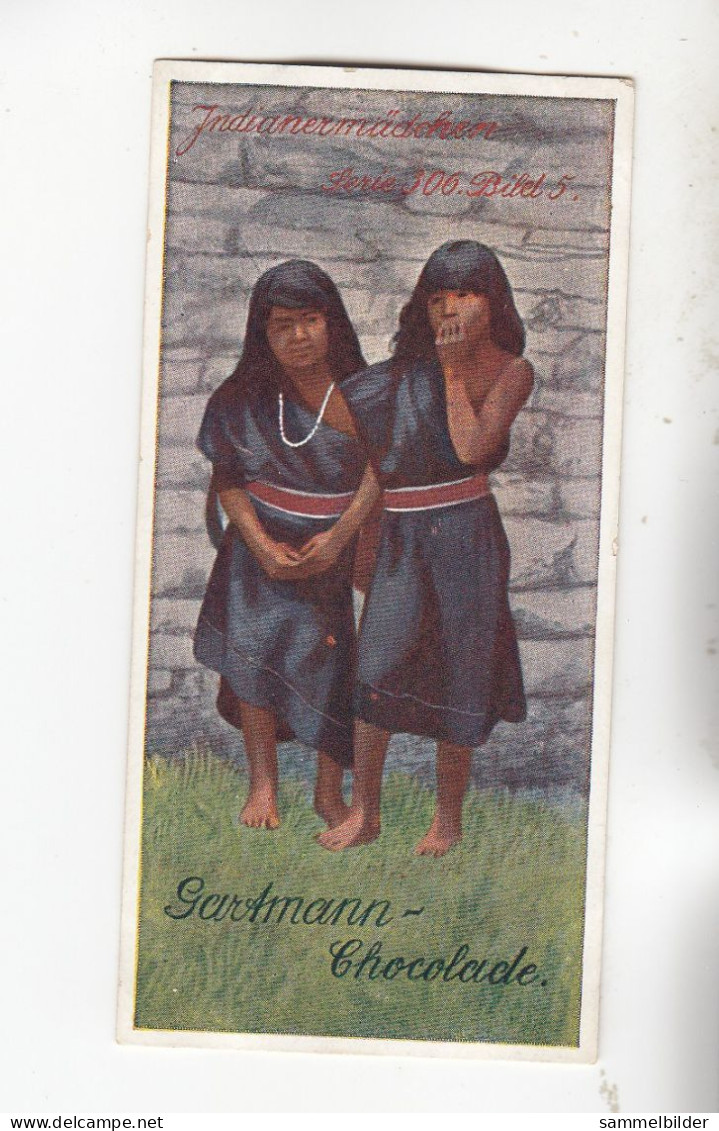 Gartmann Kinder Aler Zonen Indianermädchen        Serie 306 #5 Von 1909 - Autres & Non Classés