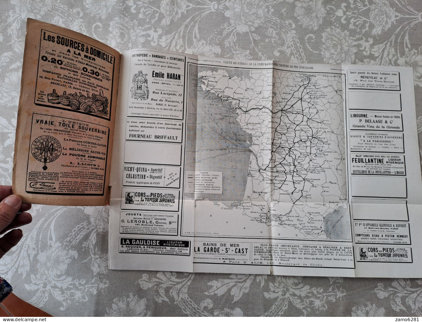 Livret-Guide Officiel Des Chemins De Fer D'Orléans - 1908 - Zonder Classificatie