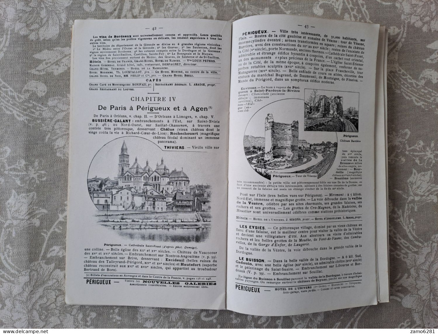 Livret-Guide Officiel des Chemins de Fer d'Orléans - 1908