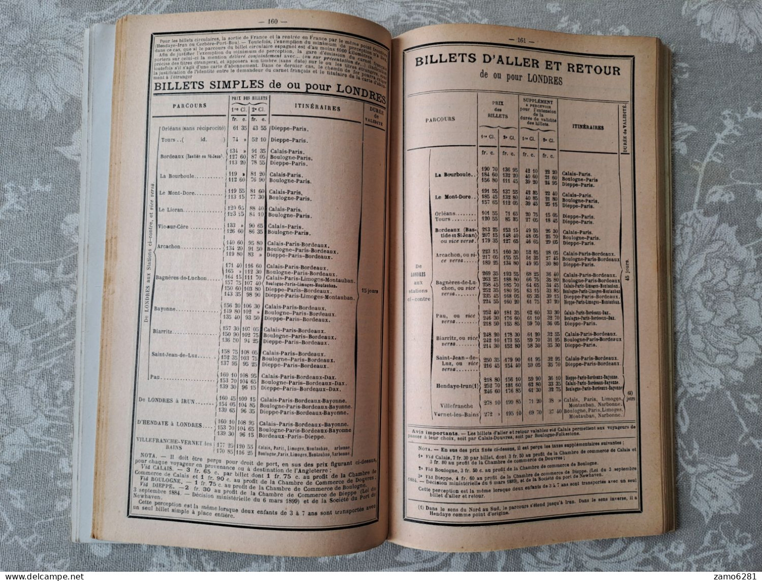 Livret-Guide Officiel des Chemins de Fer d'Orléans - 1908
