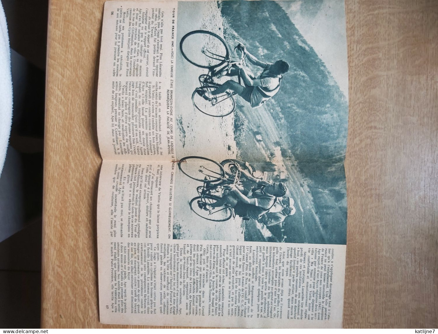 Le Miroir Du Cyclisme  Nr 7  Apo Lazaridès  34 Blz. - Cyclisme