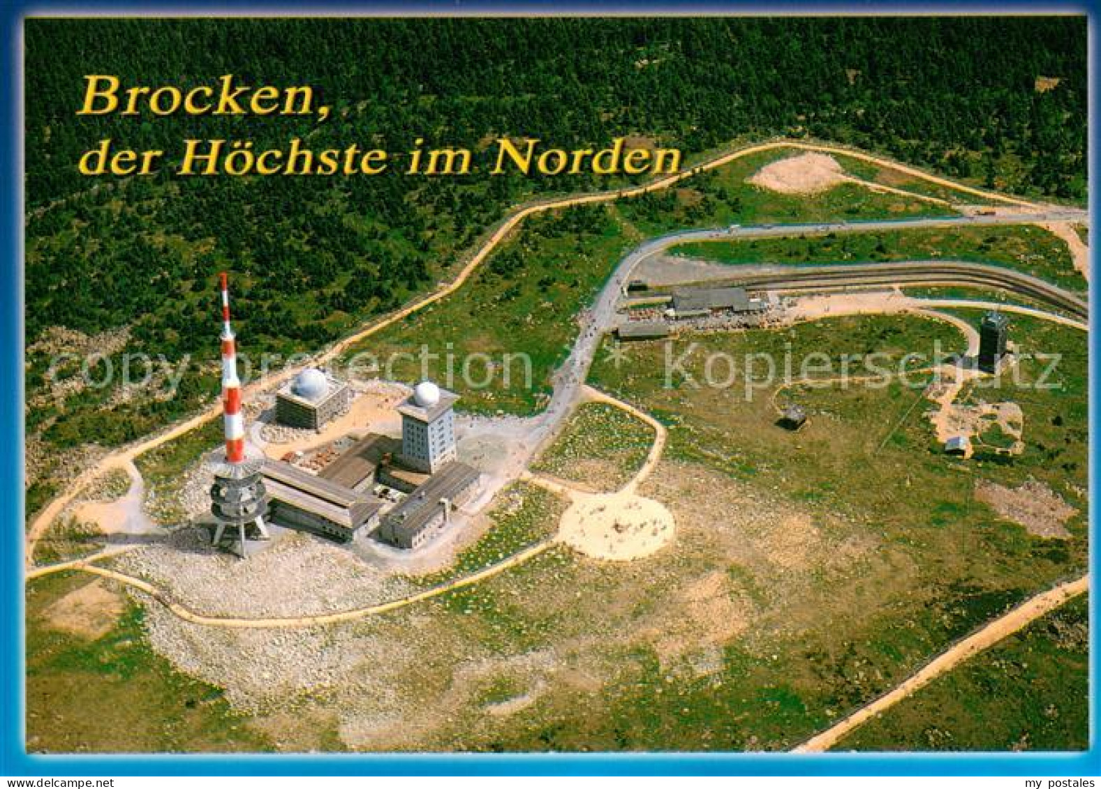 73723461 Brocken Harz Fliegeraufnahme Mit UKW Und Fernsehsender Brocken Harz - Wernigerode