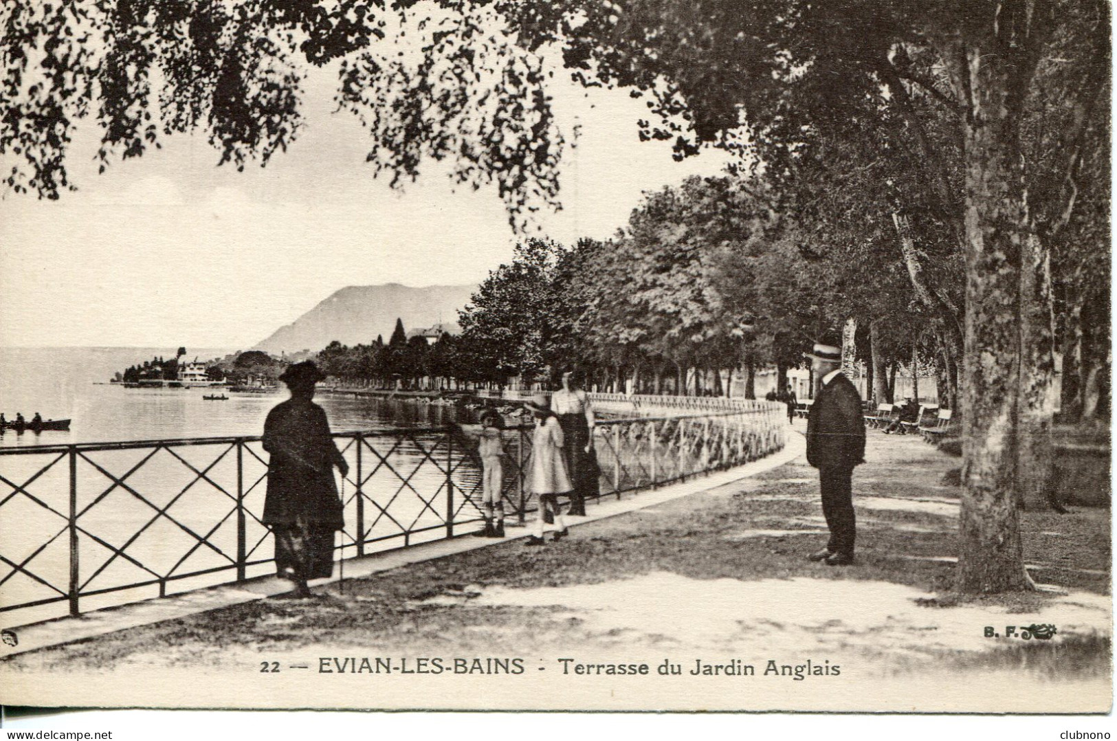 CPA -  EVIAN-LES-BAINS - TERRASSE DU JARDIN ANGLAIS - Evian-les-Bains