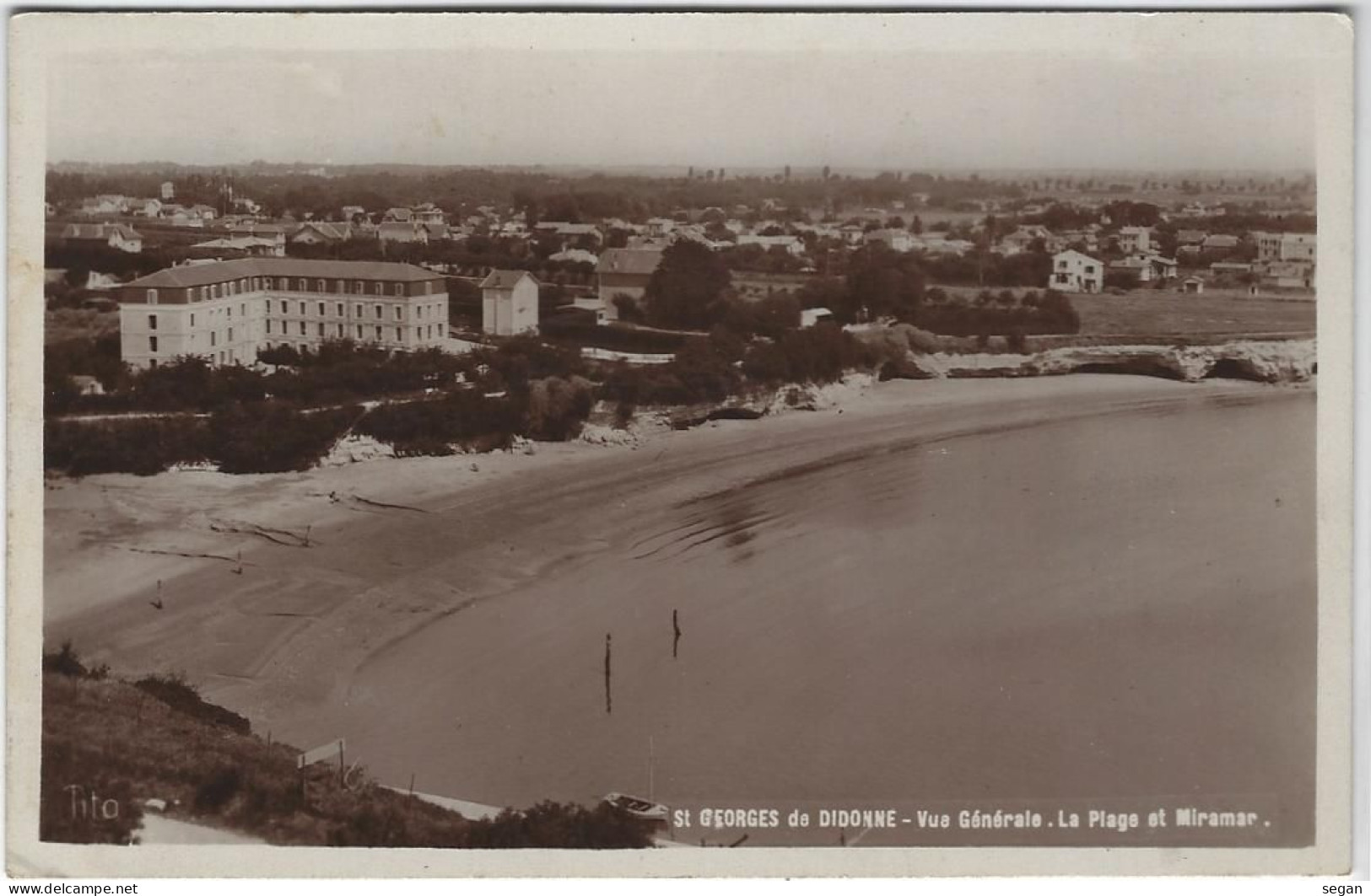 SAINT GEORGES DE DIDONNE  VUE GENERALE    ANNEE 1934 - Saint-Georges-de-Didonne