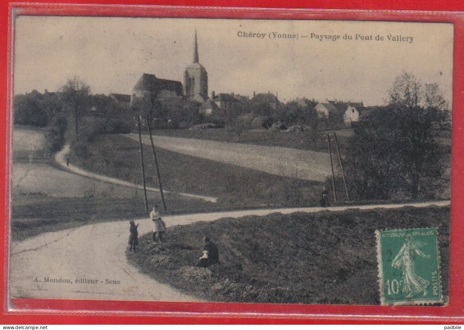 Carte Postale 89. Chéroy  Paysage Pont De Vallery  Très Beau Plan - Cheroy