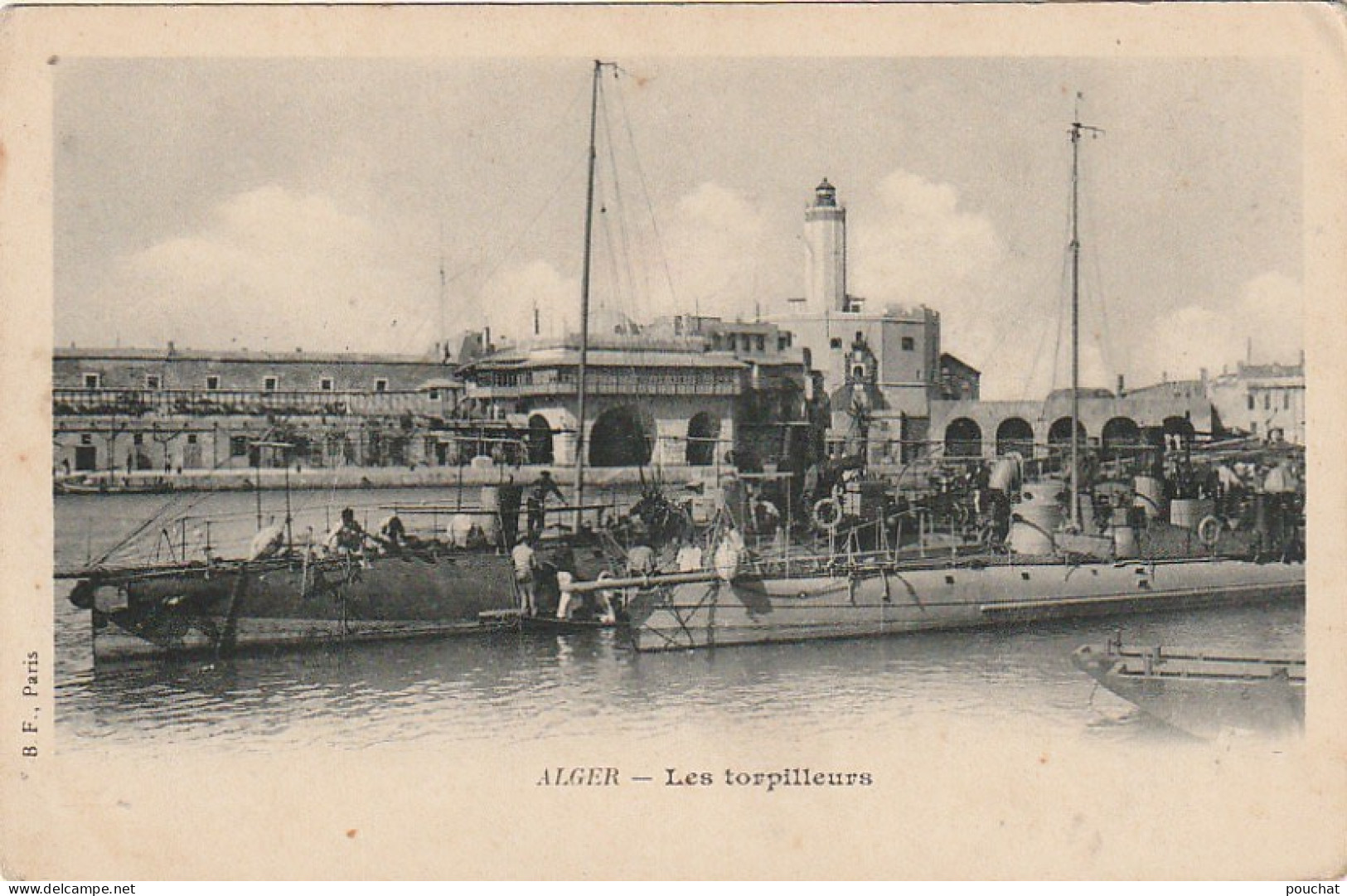 RE 23- (ALGERIE) ALGER - LES TORPILLEURS - ANIMATION - 2 SCANS - Alger