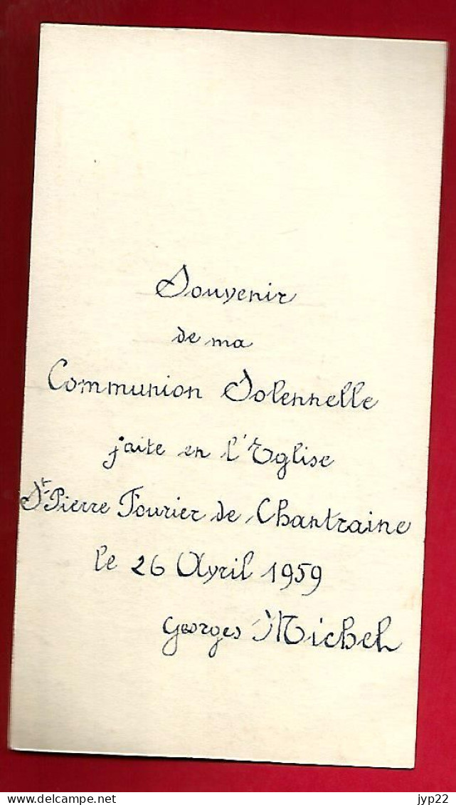 Image Pieuse Ed M.E.S. M. Haas Seigneur Demeurez En Moi - Georges Michel Saint Pierre Fourier Chantraine 26-04-1959 - Andachtsbilder