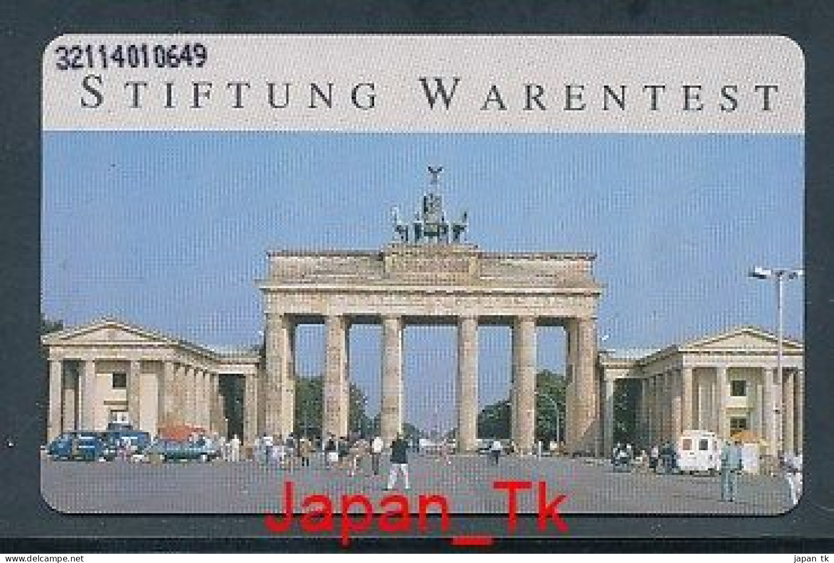 GERMANY O 252 92 Stiftung Warentest - Aufl  30 000 - Siehe Scan - O-Serie : Serie Clienti Esclusi Dal Servizio Delle Collezioni