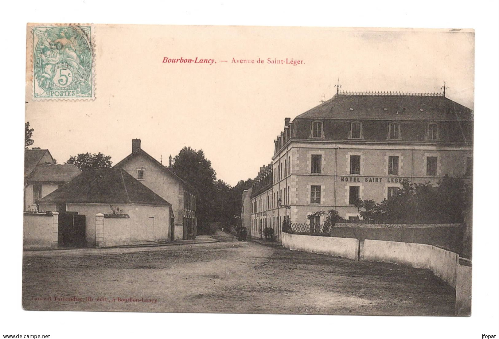 71 SAONE ET LOIRE - BOURBON LANCY Avenue De Saint-Léger - Sonstige & Ohne Zuordnung