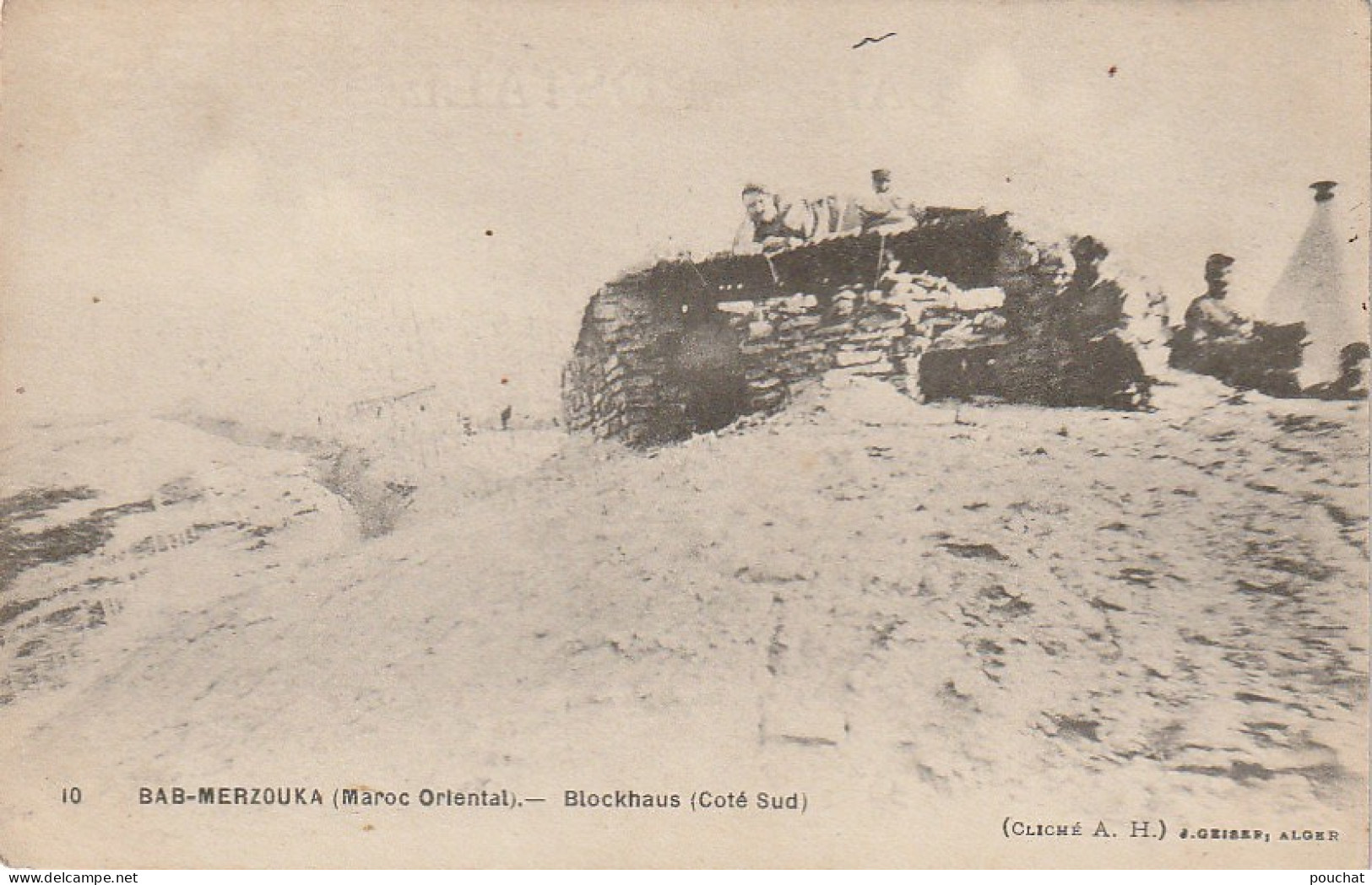 RE 24- (MAROC) BAB MERZOUKA - BLOCKHAUS ( COTE SUD ) - 2 SCANS - Sonstige & Ohne Zuordnung