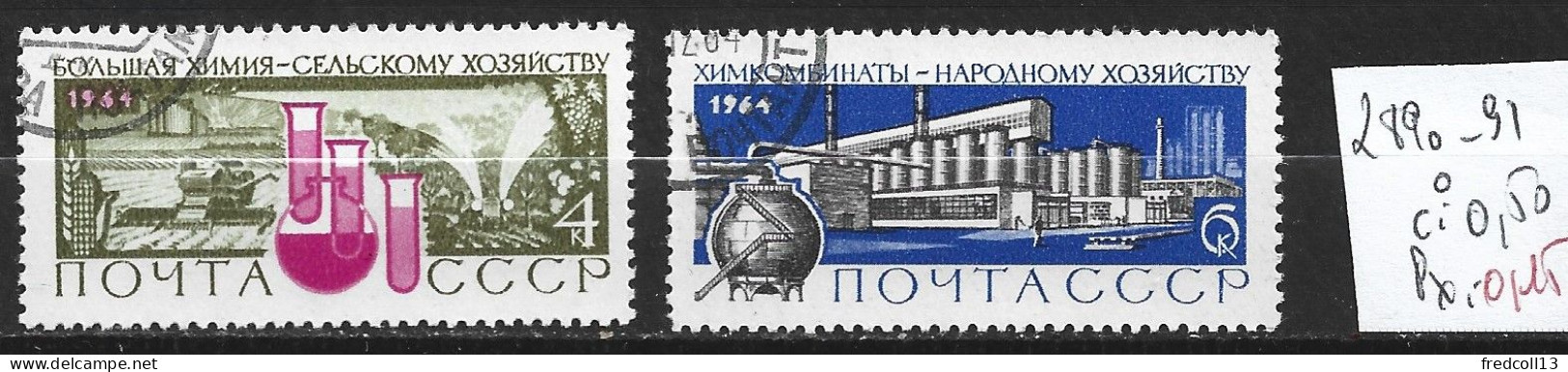 RUSSIE 2890-91 Oblitérés Côte 0.50 € - Used Stamps