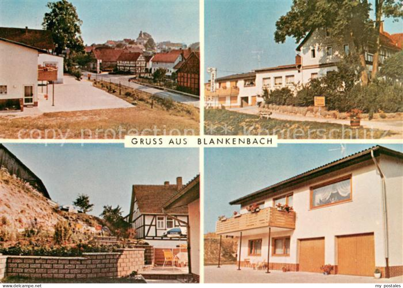 73723396 Blankenbach Sontra Gasthaus Pension Schuessler Ortsansicht Blankenbach  - Sontra