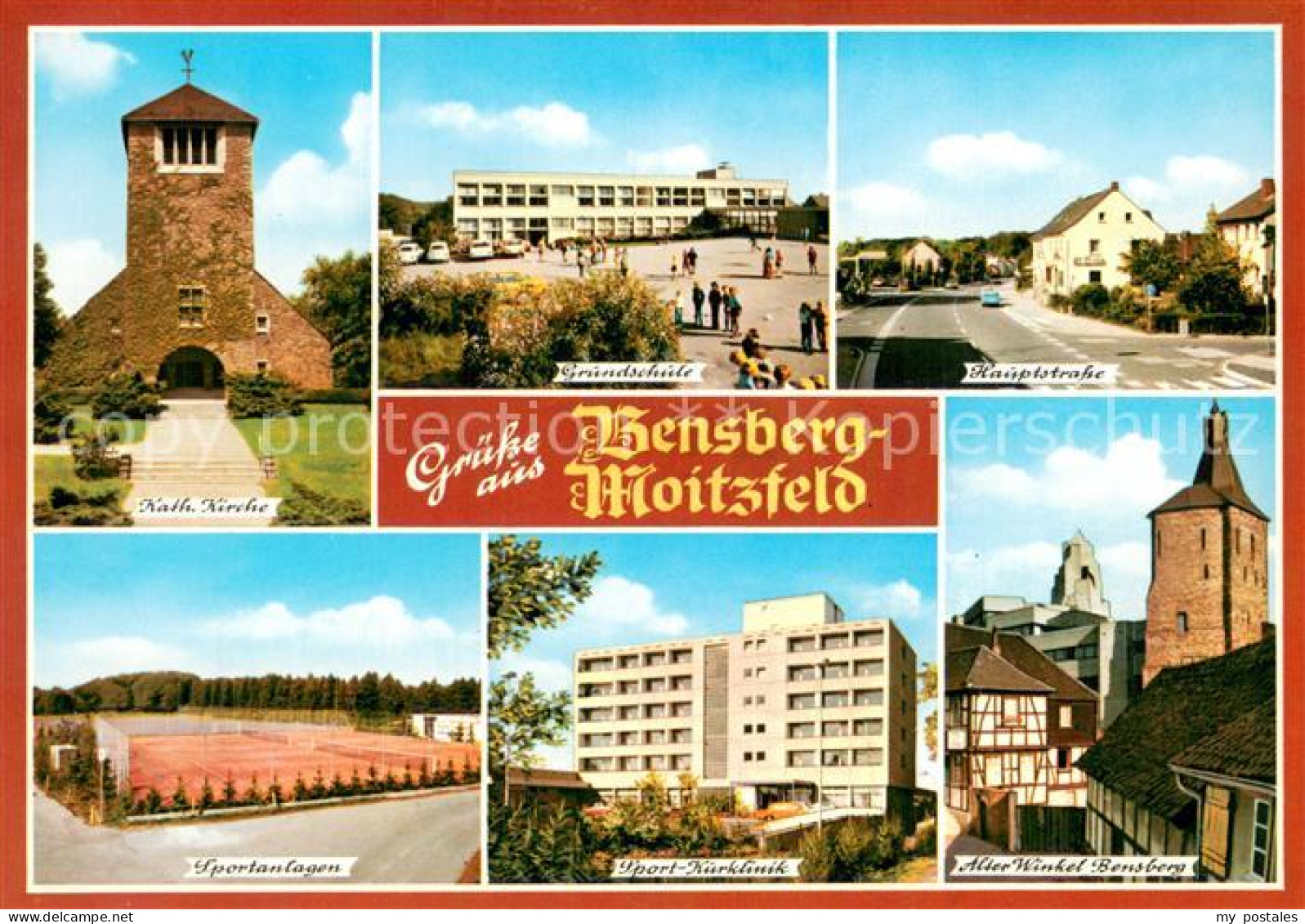 73723395 Moitzfeld Bensberg Kirche Schule Hauptstrasse Sportanlagen Kurklinik Al - Bergisch Gladbach