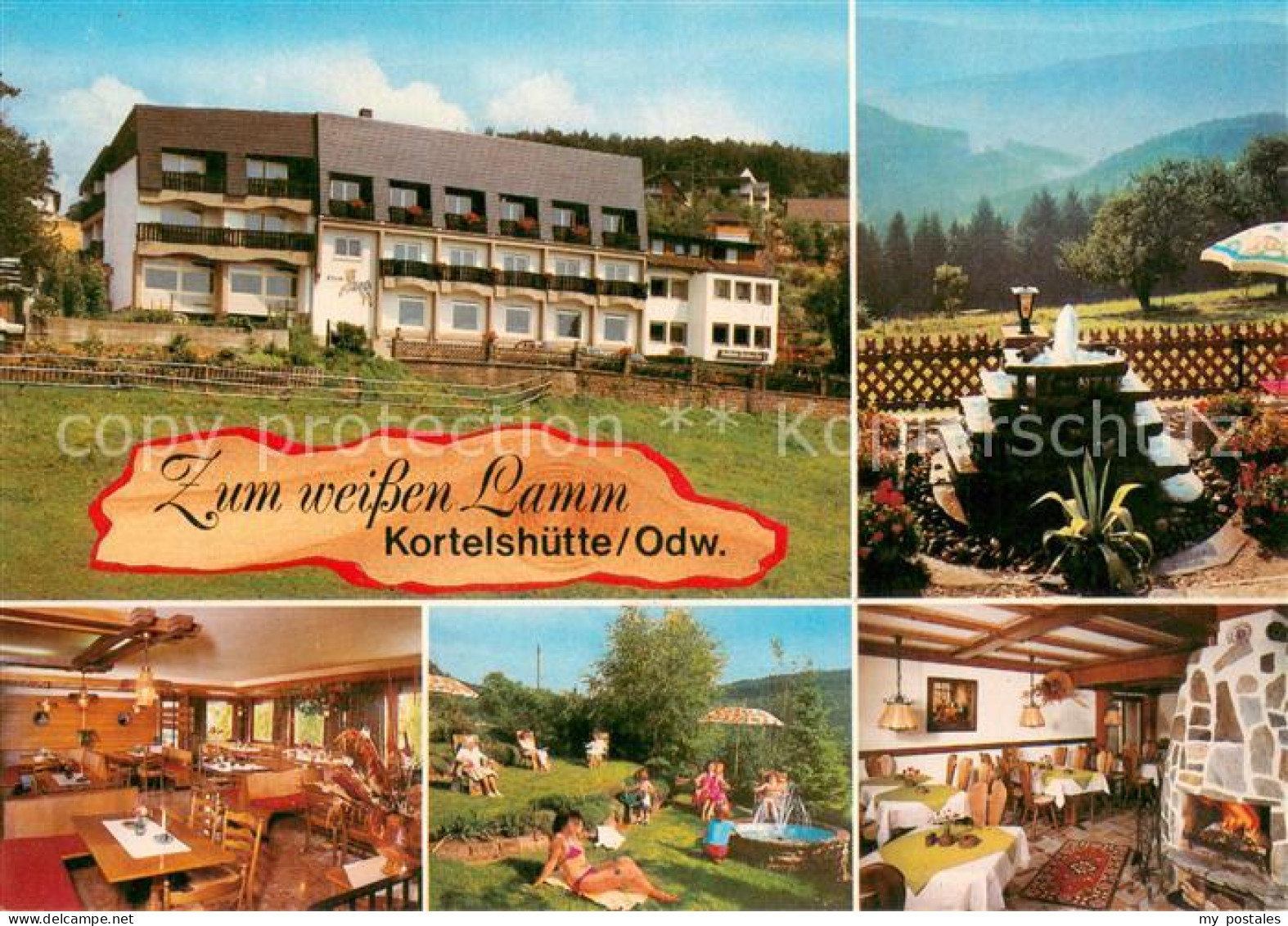 73723392 Kortelshuette Gasthof Pension Cafe Zum Weissen Lamm Restaurant Kamin Ga - Sonstige & Ohne Zuordnung