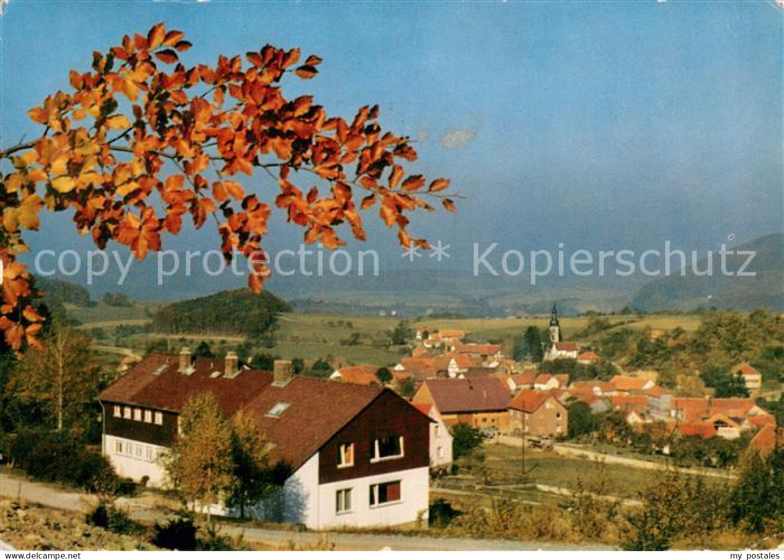 73723387 Kleinsassen Ludwig Wolker Haus Panorama Herbststimmung Kleinsassen - Sonstige & Ohne Zuordnung
