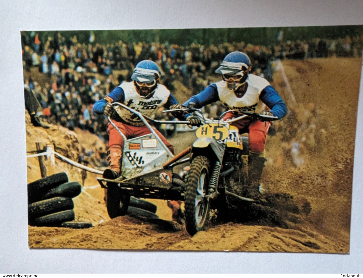 CP - Moto Cross Side Car Van Heugten Steenbergen 1976 - Motociclismo