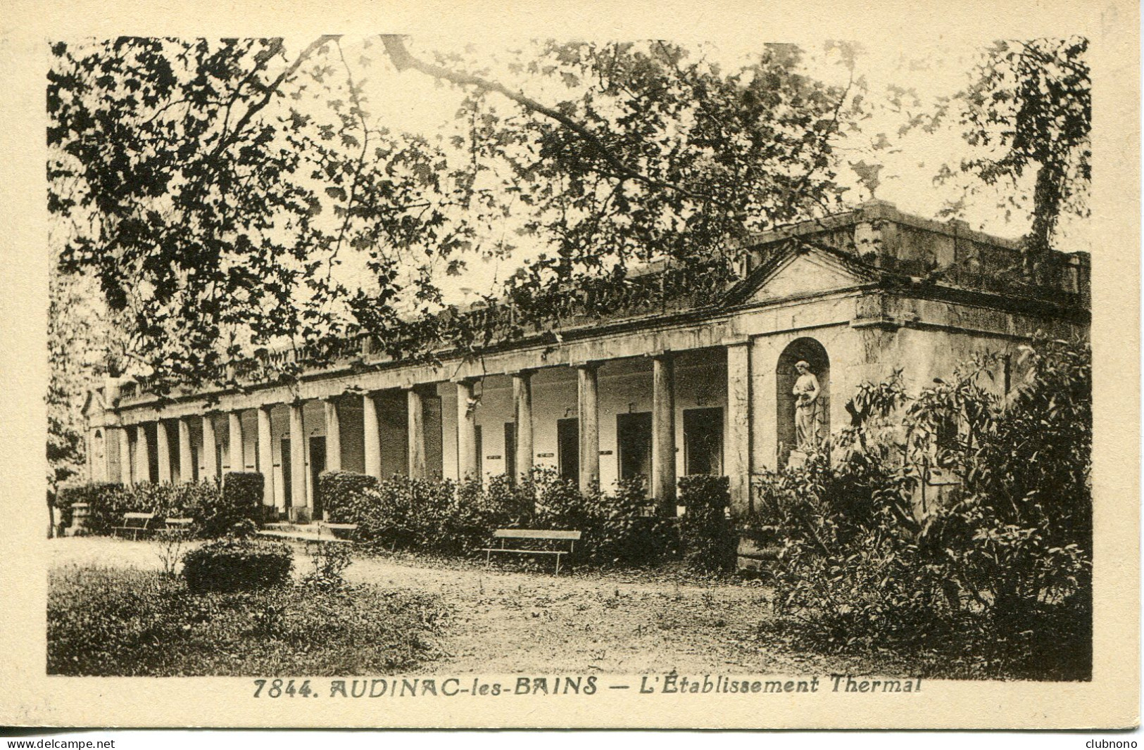 CPA -AUDINAC-LES-BAINS - ETABLISSEMENT THERMAL - Other & Unclassified