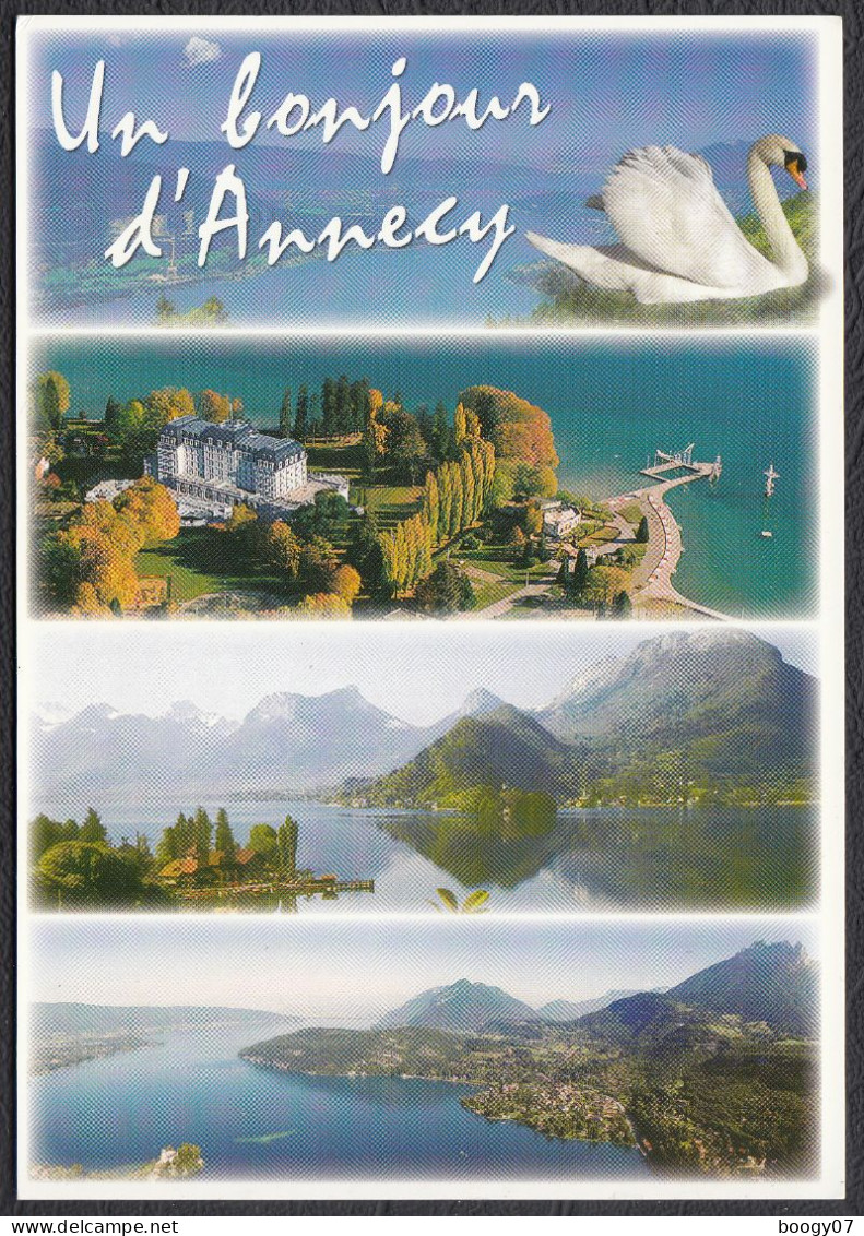 74 Annecy Belle Carte Multivues Imperial Palace Et Baie De Talloires - Annecy