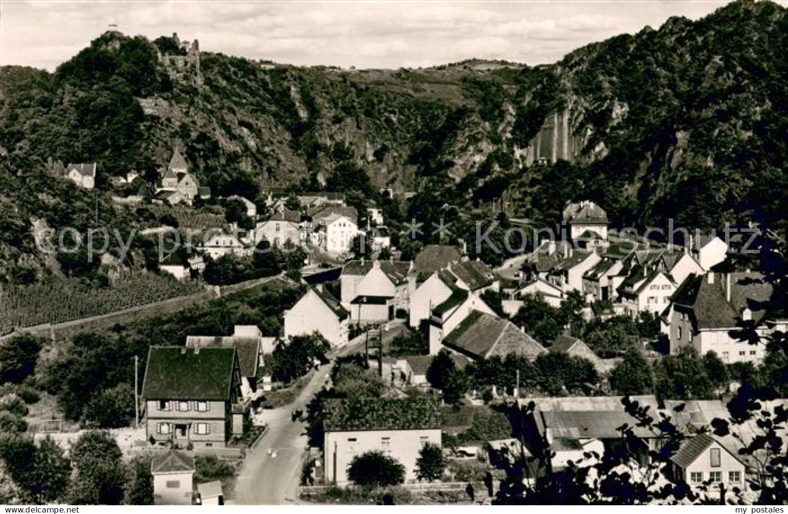 73723376 Altenahr Panorama Mit Burg Aare Altenahr - Bad Neuenahr-Ahrweiler