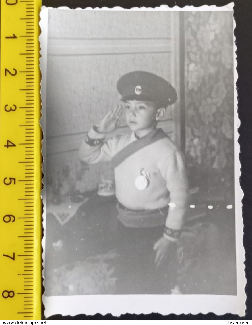 #15     Anonymous Persons - Enfant Child Boy Garcon As An Officer - Personnes Anonymes