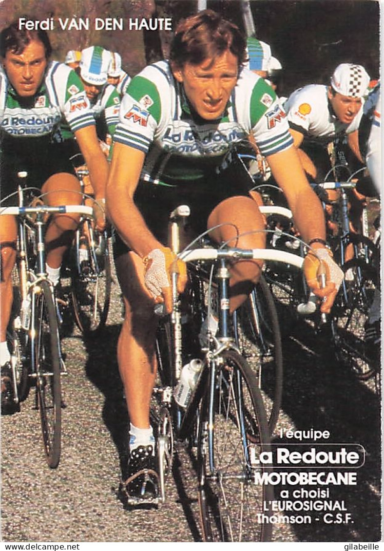 Vélo Coureur Cycliste Belge Ferdi Van Den Haute - Team La Redoute  -  Cycling - Cyclisme  Ciclismo - Wielrennen  - Radsport