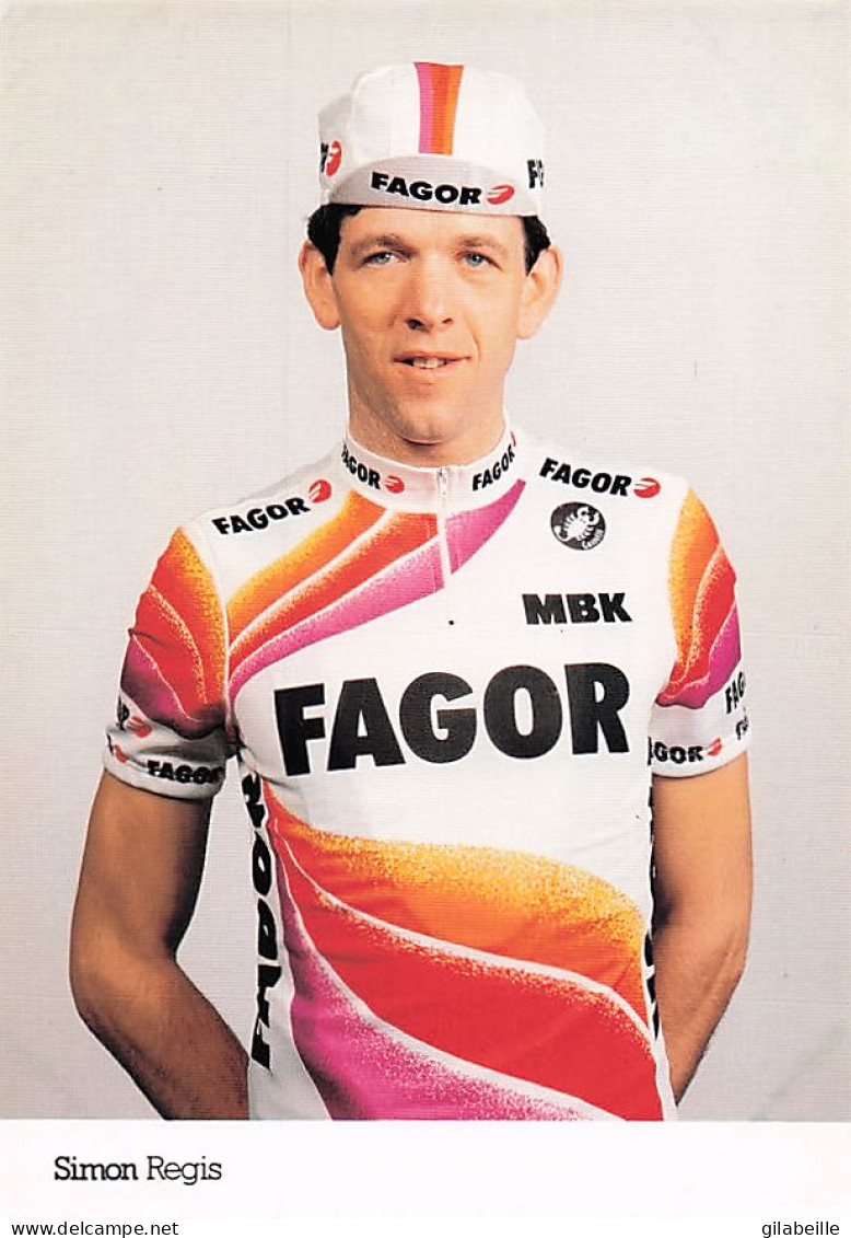 Vélo Coureur Cycliste Francais Regis Simon - Team Fagor -  Cycling - Cyclisme  Ciclismo - Wielrennen  - Radsport