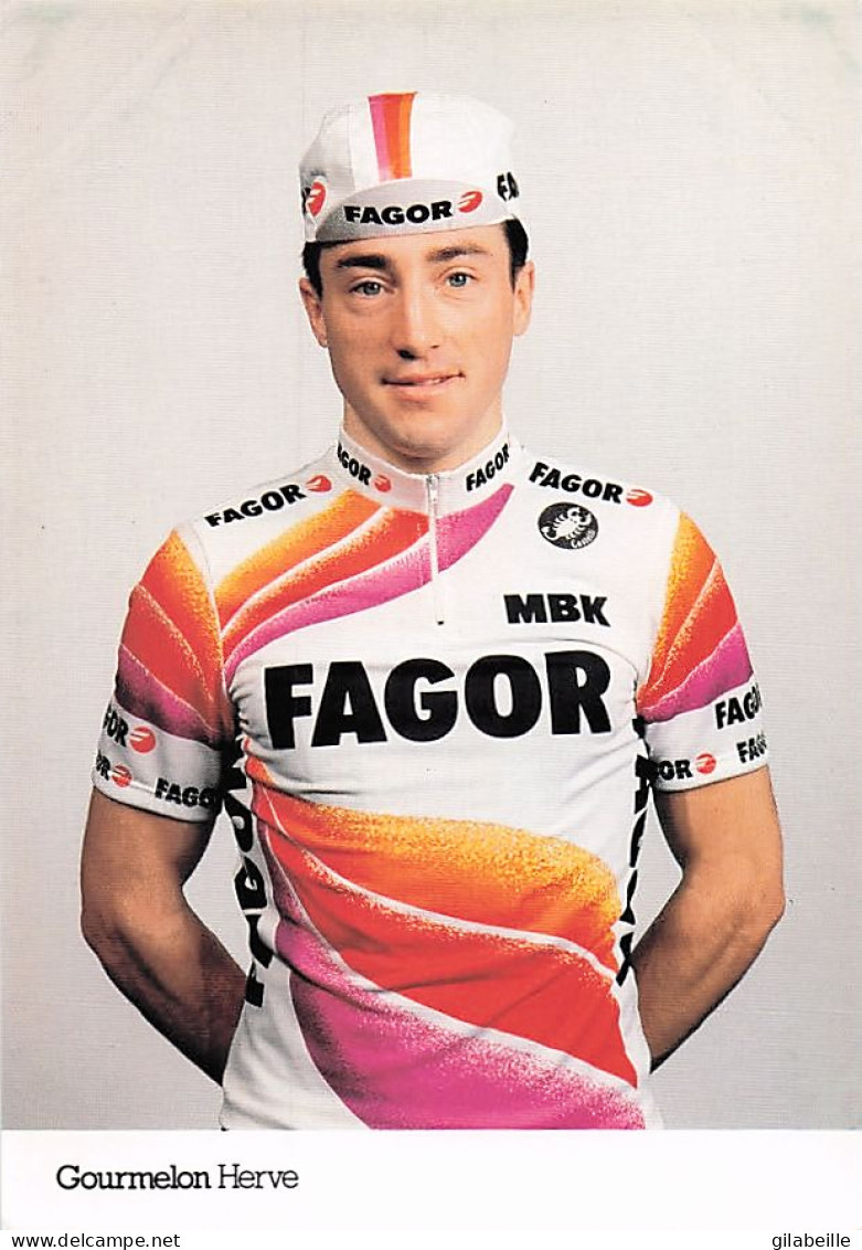 Vélo Coureur Cycliste Francais Herve Gourmelon - Team Fagor -  Cycling - Cyclisme  Ciclismo - Wielrennen  - Cyclisme