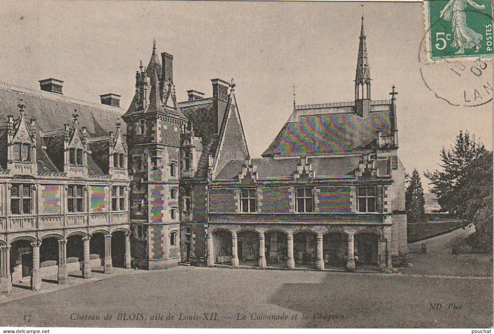 SO 1-(41) CHATEAU DE BLOIS , AILE DE LOUIS XII - LA COLONNADE ET LA CHAPELLE - 2 SCANS - Blois