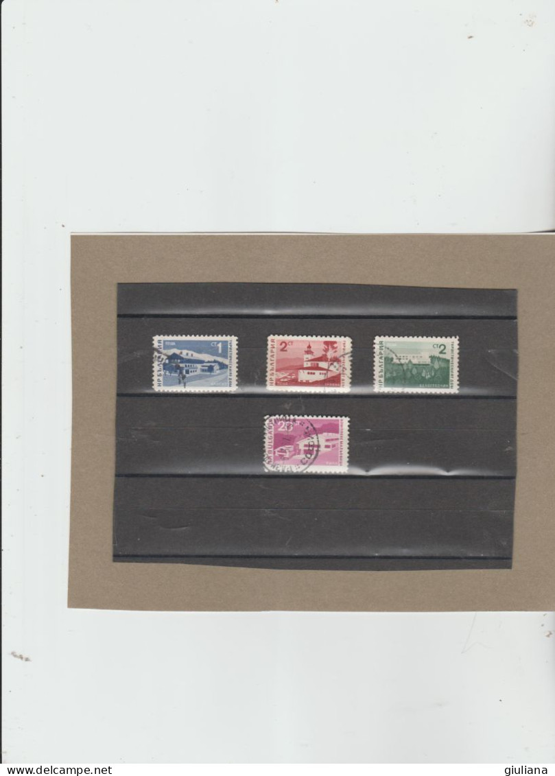 Bulgaria 1966 - YT) 1471/74  Used  "Serie Ordinaria. Turismo" - Serie Completa - Usados