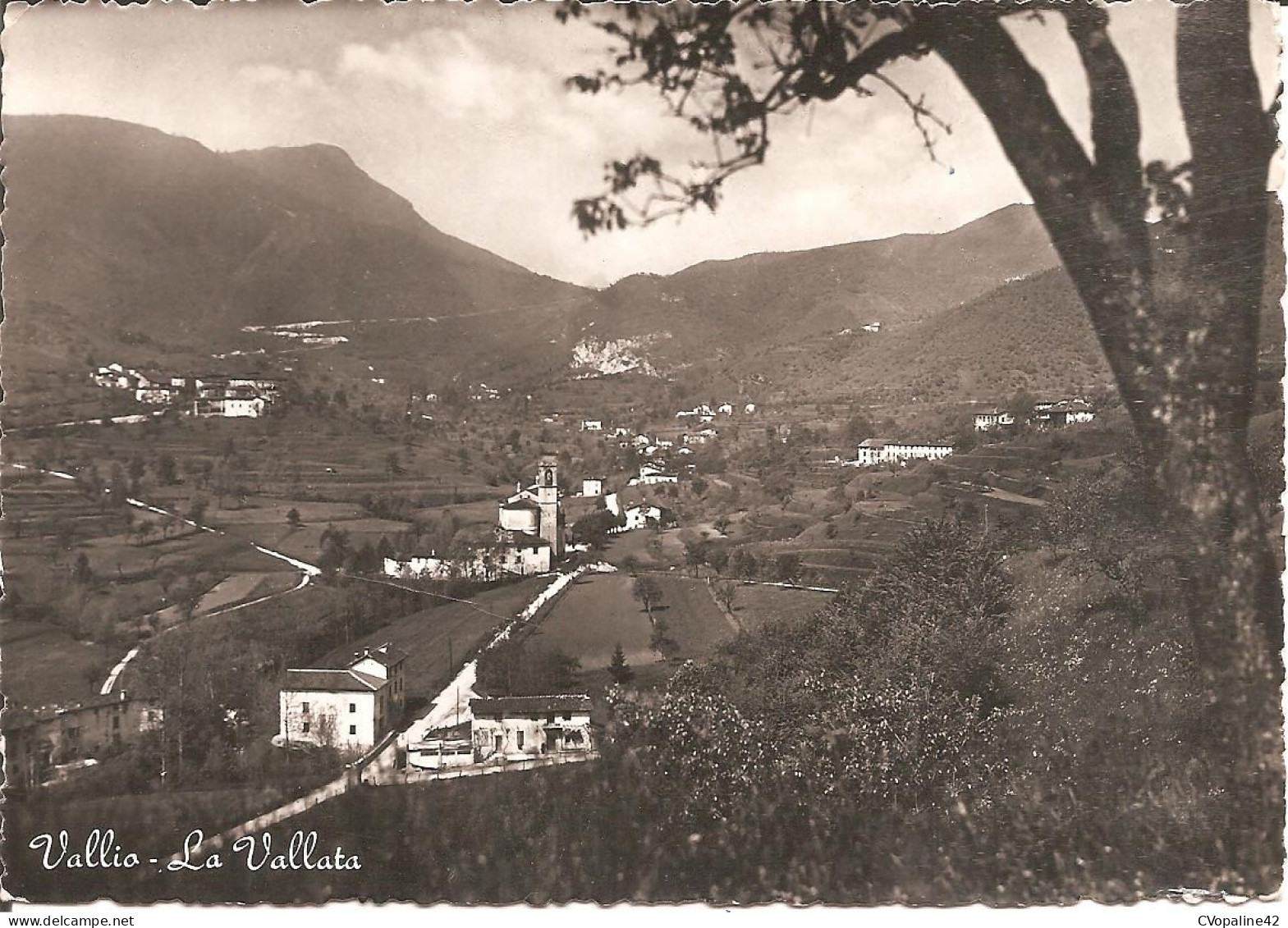 VALLIO (Lombardia) La Vallata En 1956 - Brescia