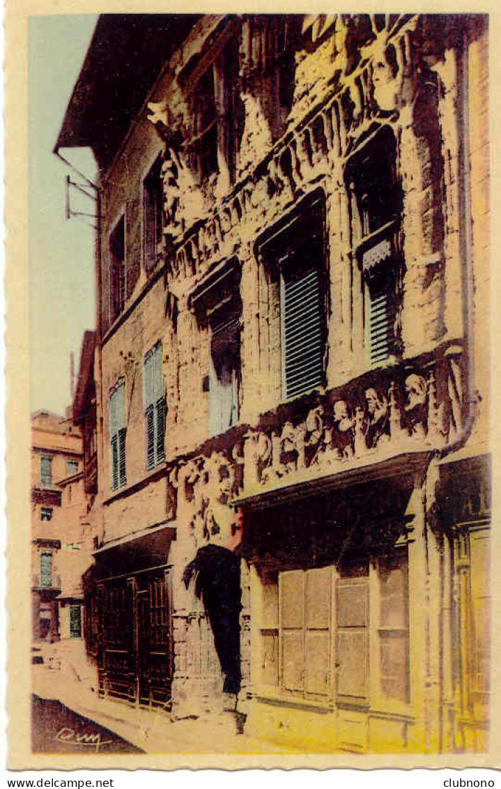 CPA - VALENCE - LA MAISON DES TETES (COLORISE) - Valence