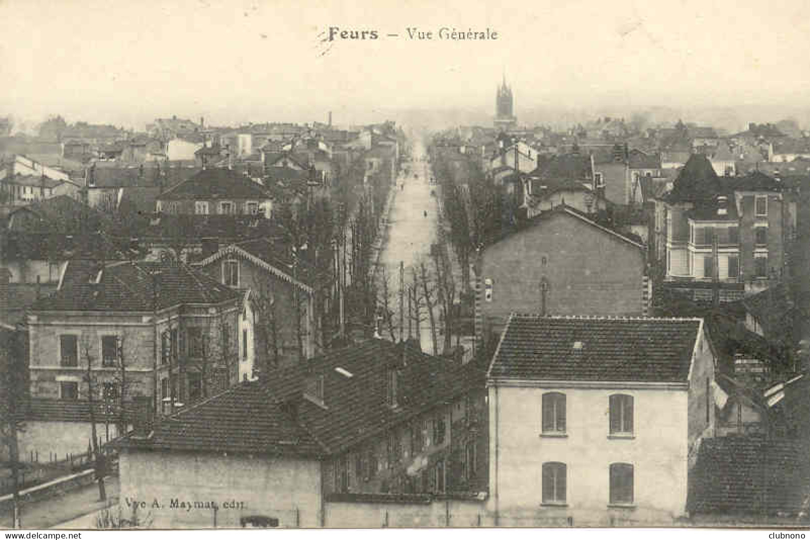 CPA - FEURS - VUE GENERALE  (ETAT PARFAIT) - Feurs