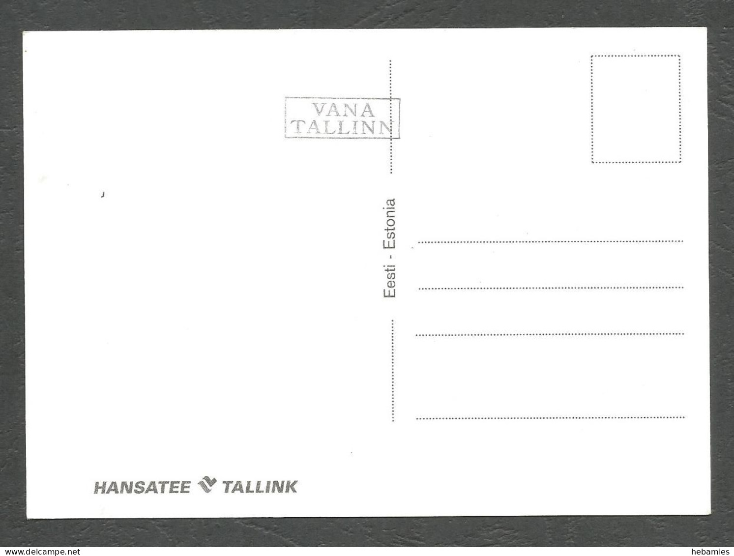 CRUISE SHIPS - 4 Vessels - TALLINK Shipping Company Marketing Card - - Other & Unclassified