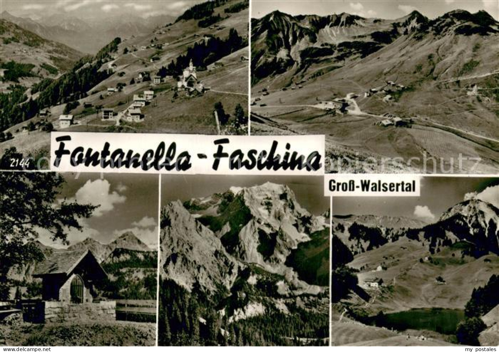 73723308 Faschina Landschaftspanorama Gross-Walsertal Bergdorf Alpen Faschina - Autres & Non Classés