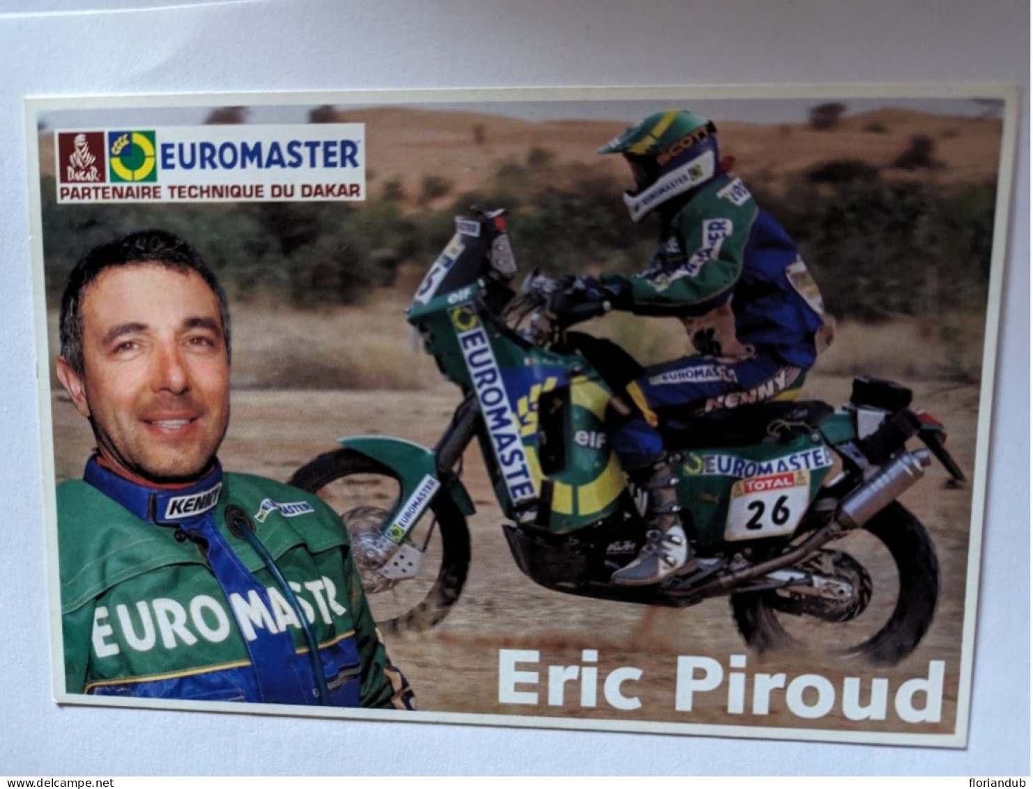 CP - Moto Cross Enduro Paris Dakar Eric Piroud Euromaster - Motorradsport