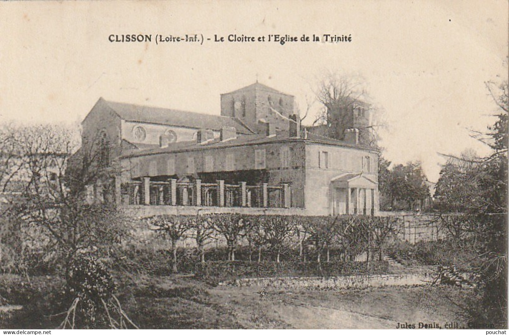 SO 5-(44) CLISSON - LE CLOITRE DE L' EGLISE DE LA TRINITE - 2 SCANS - Clisson