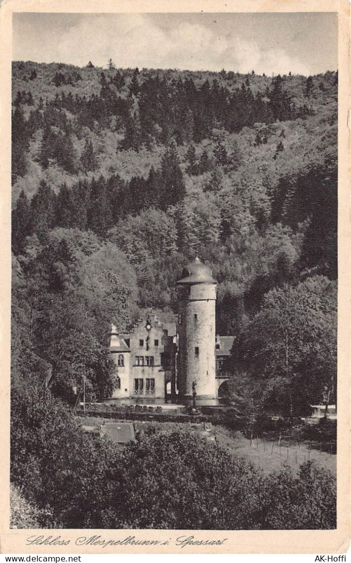 Schloss Mespelbrunn Im Spessart Gelaufen 1934 - Aschaffenburg
