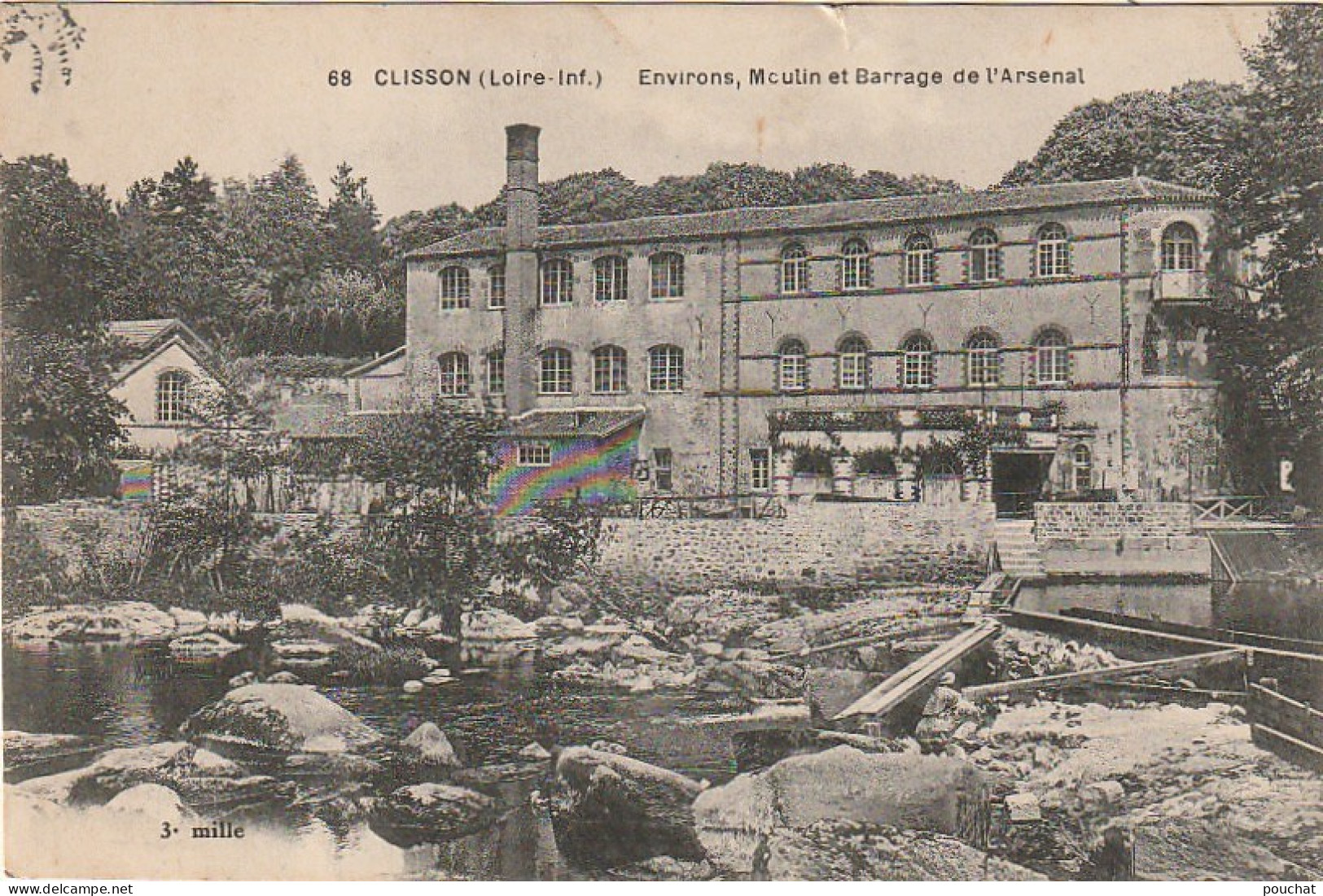 SO 5-(44) CLISSON - ENVIRONS  , MOULIN ET BARRAGE DE L' ARSENAL  - 2 SCANS - Autres & Non Classés