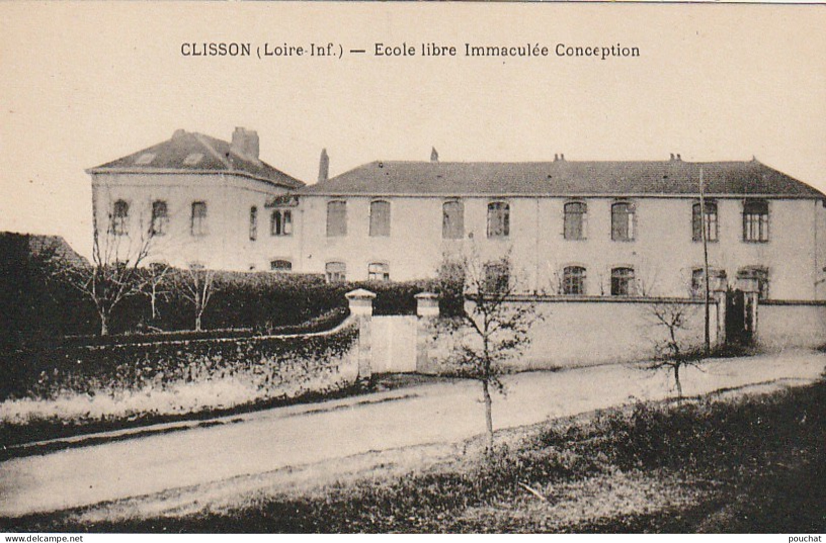 SO 5-(44) CLISSON - ECOLE LIBRE IMMACULEE CONCEPTION - 2 SCANS - Clisson