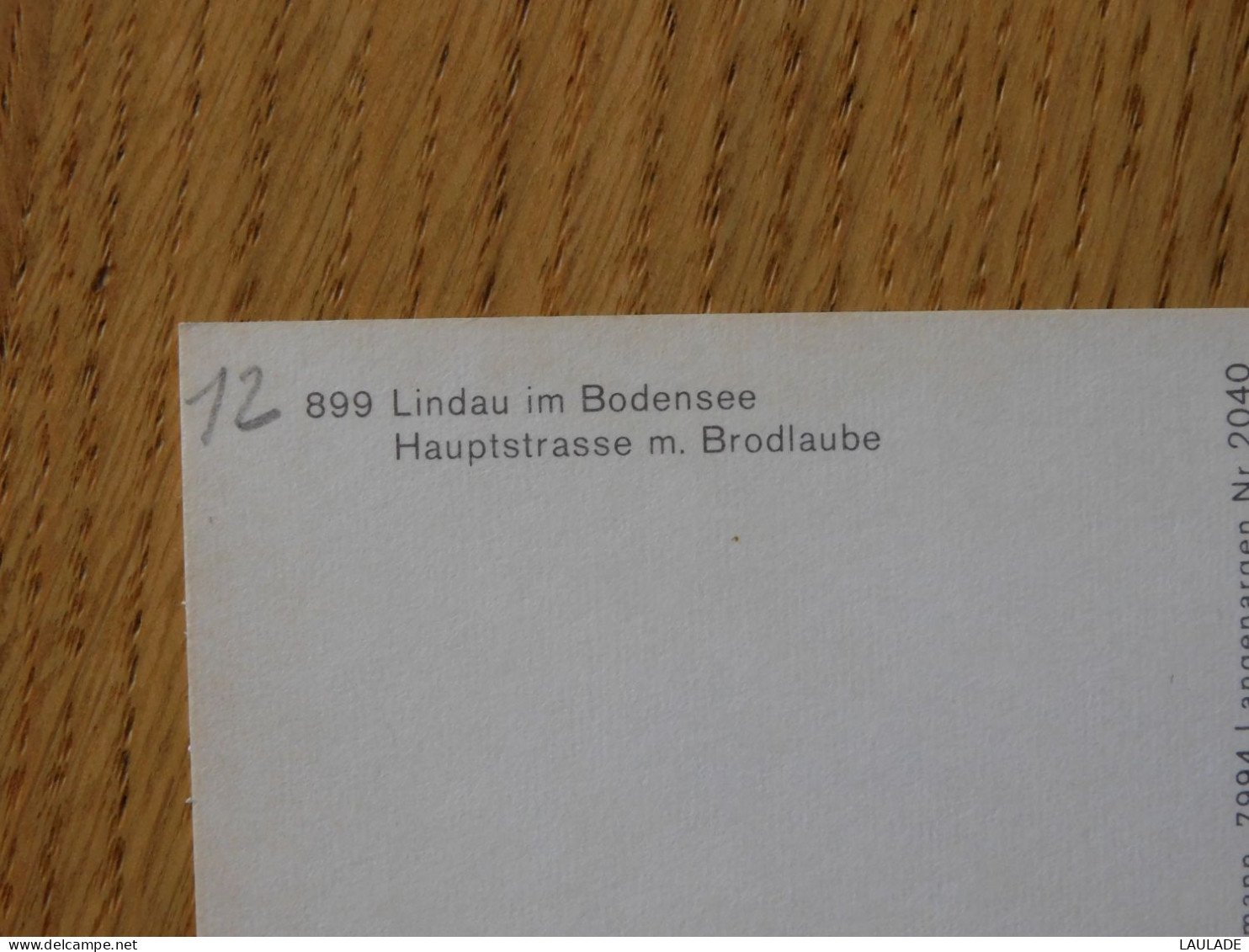 ALLEMAGNE   Lindau Im Bodensee  Hauptstrasse M. Brodlaube - Other & Unclassified