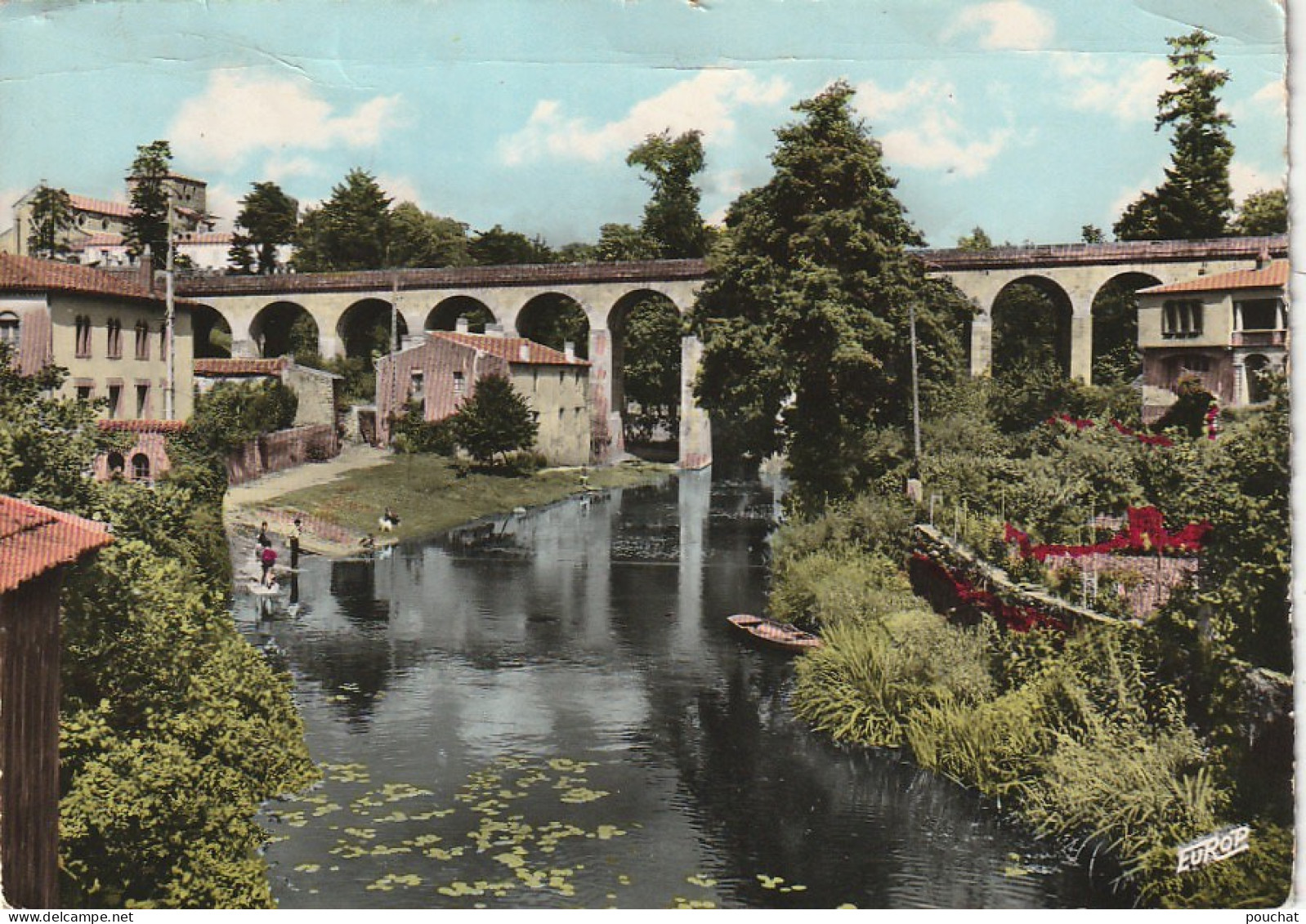 SO 6-(44) CLISSON - LE VIADUC - CARTE COULEURS -  2 SCANS - Clisson