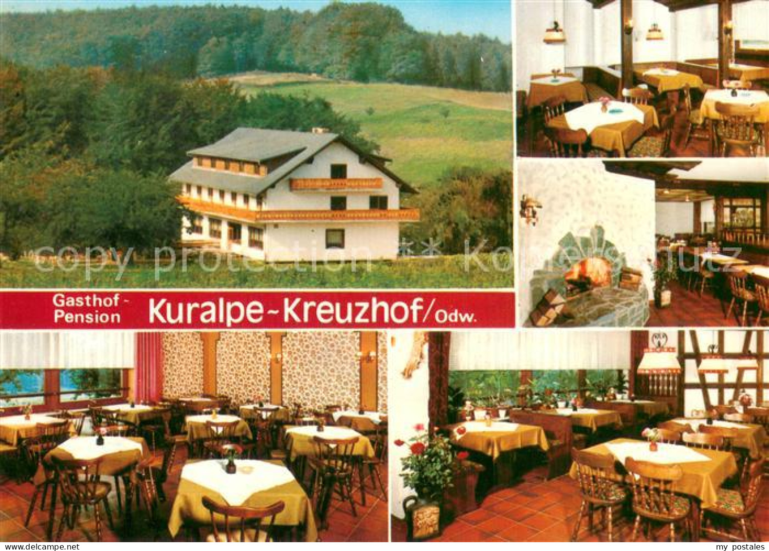 73723277 Lautertal Odenwald Gasthof Pension Kuralpe Kreuzhof Gastram Lautertal O - Sonstige & Ohne Zuordnung