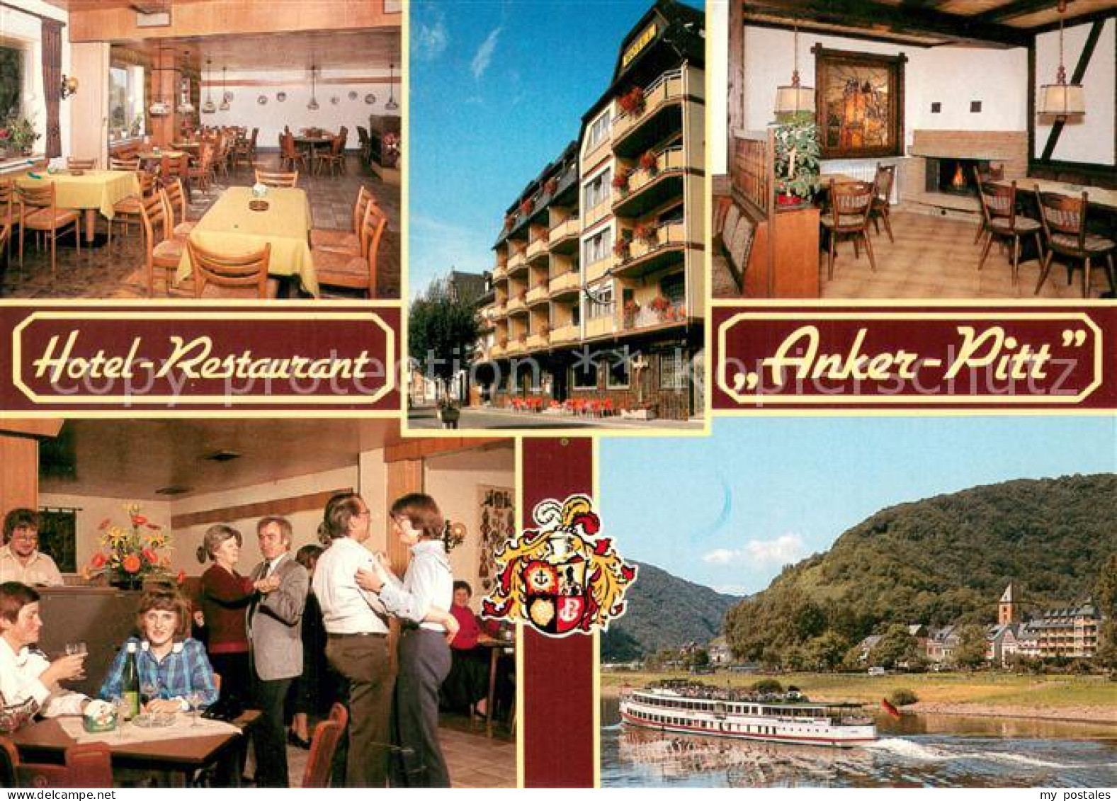73723274 Moselkern Hotel Restaurant Anker Pitt Gastraeume Moselpartie Moselkern - Sonstige & Ohne Zuordnung