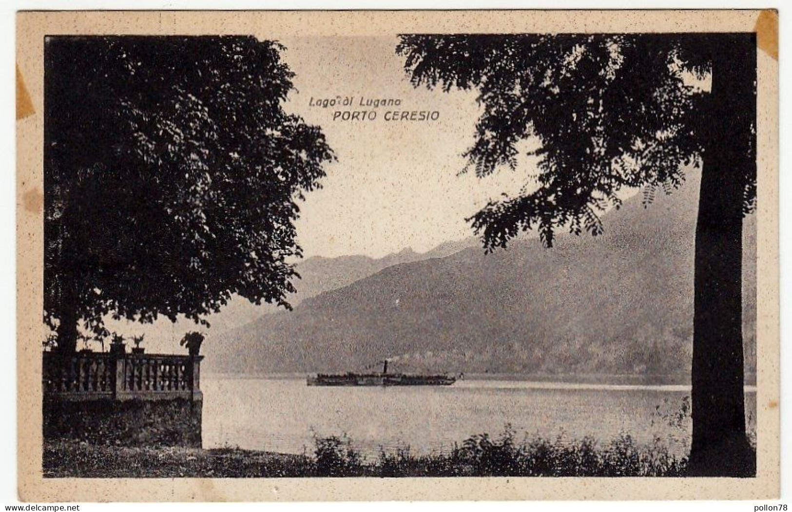 LAGO DI LUGANO - PORTO CERESIO - VARESE - 1946 - Vedi Retro - Formato Piccolo - Varese