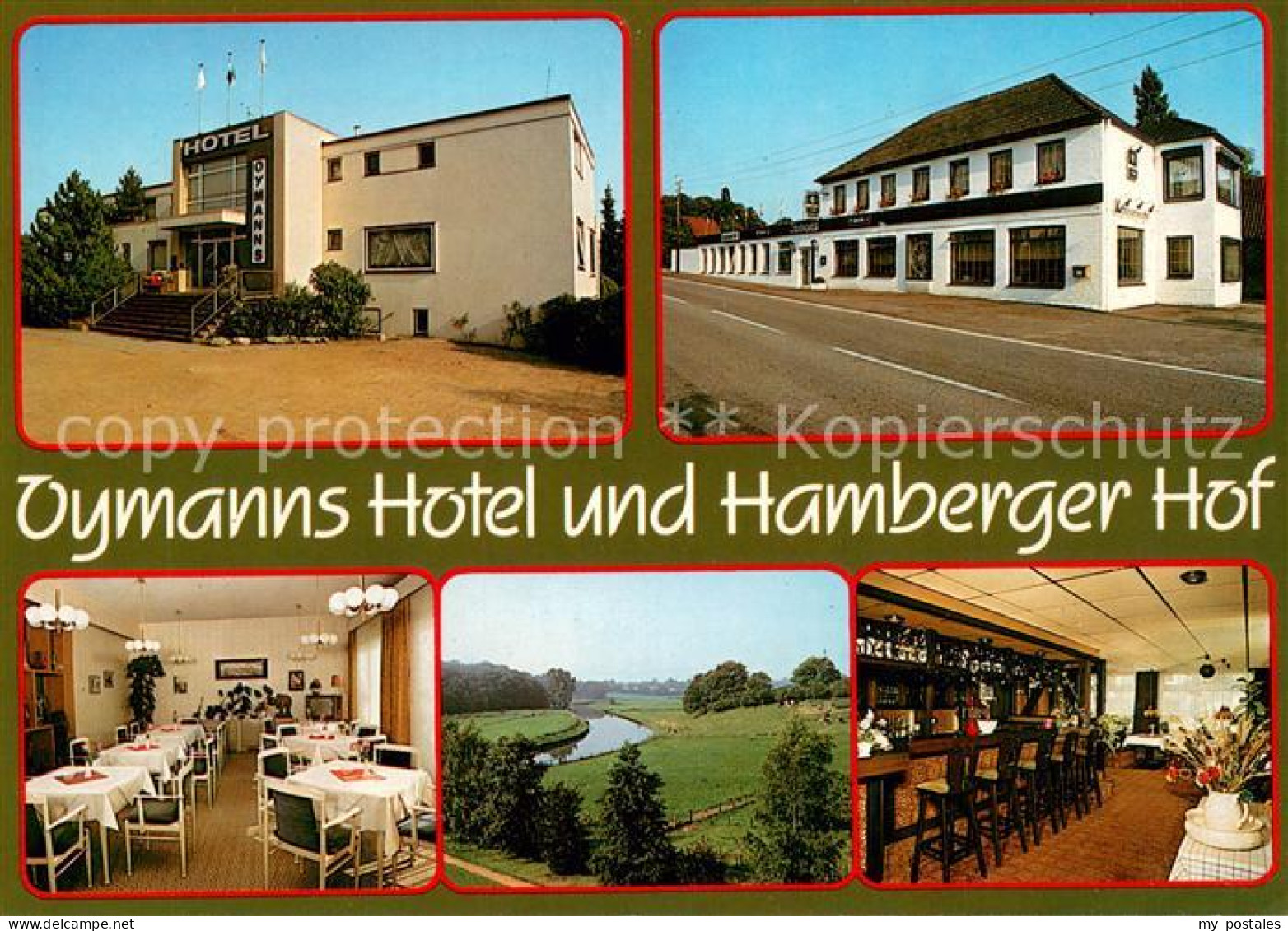 73723242 Hamberge Holstein Oymanns Hotel Und Hamberger Hof Gaststube Bar Panoram - Other & Unclassified