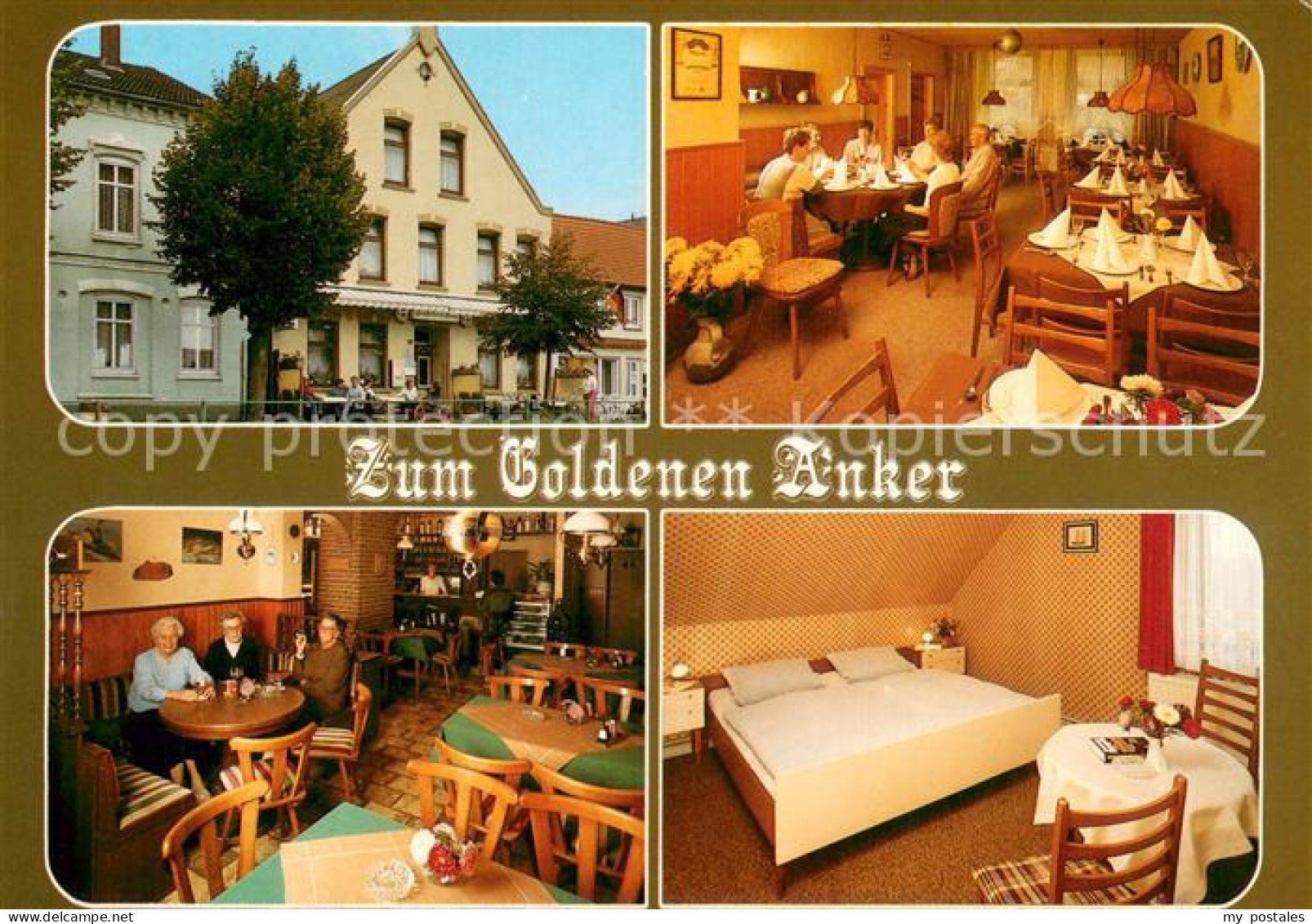 73723239 Toenning Nordseebad Hotel Und Fischrestaurant Zum Goldenen Anker Gastra - Autres & Non Classés